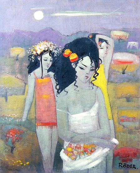 Gathering Flowers a Endre  Roder