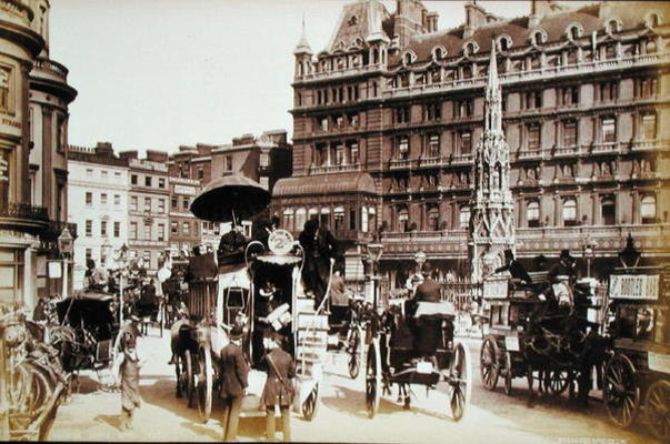 Charing Cross, London, c.1900 (photo) a English Photographer, (20th century)
