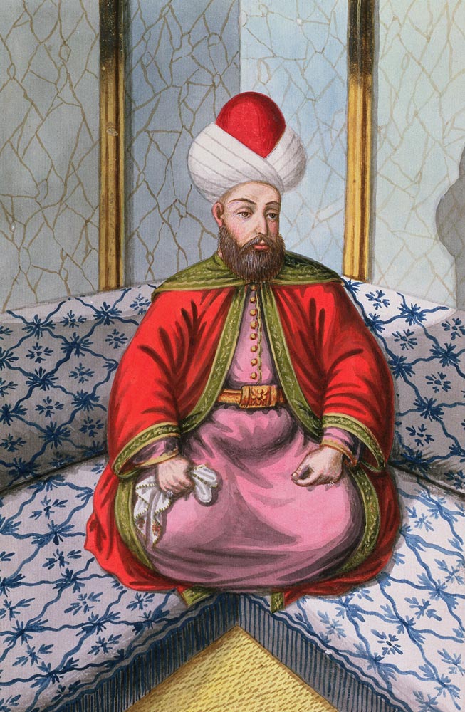 Orkhan (1288-1359), Sultan 1326-59, from 'A Series of Portraits of the Emperors of Turkey' a Scuola Inglese