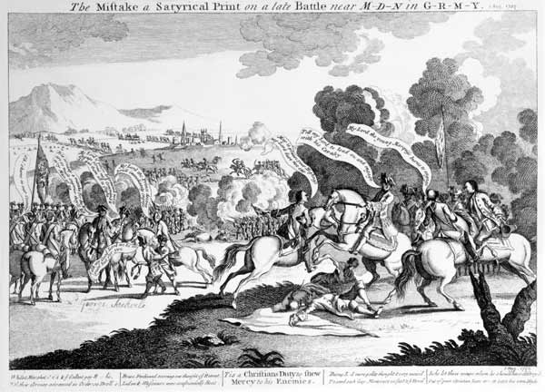 Battle of Minden, 1st August 1759 a Scuola Inglese