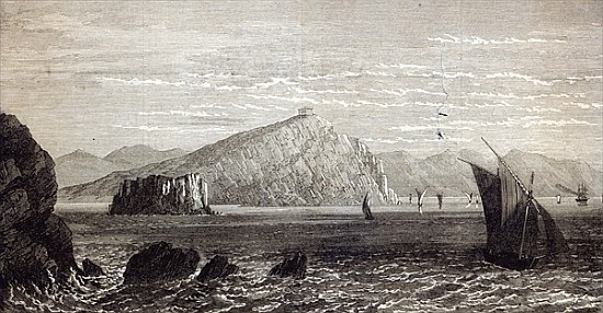 Cape Colonna, with ruins of the Temple of Minerva, coast of Greece, from ''The Illustrated London Ne a Scuola Inglese