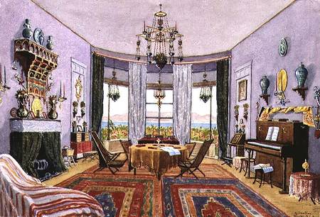 The Drawing Room, Woodford Cottage, Gibraltar a Scuola Inglese