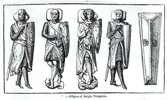 Effigies of Knights Templars a Scuola Inglese