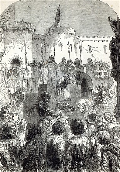 Execution of the Archbishop of York, illustration from ''Cassell''s Illustrated History of England'' a Scuola Inglese