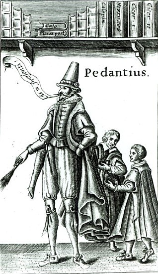 Frontispiece of ''Pedantius'', comedy Edward Forsett produced in Cambridge in 1581 a Scuola Inglese