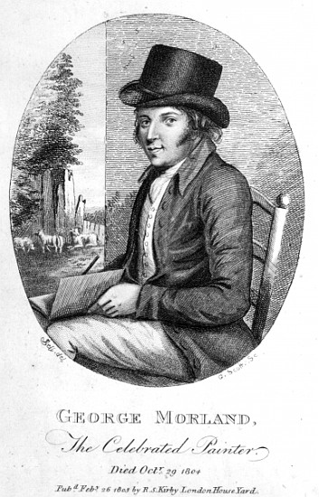 George Morland; engraved by G.Scott a Scuola Inglese