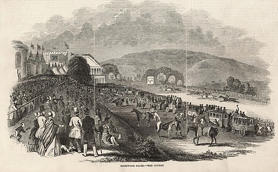 Goodwood Races: the Course, from ''The Illustrated London News'', 1st August 1846 a Scuola Inglese