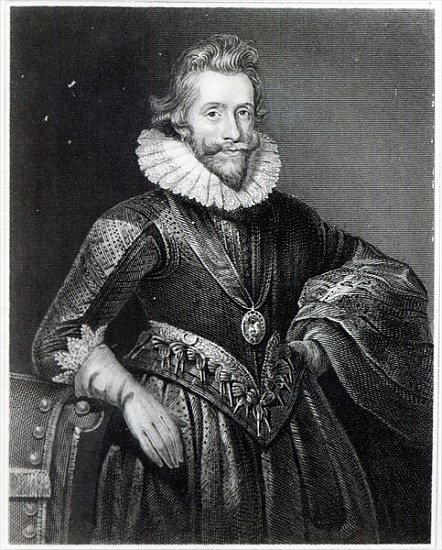 Henry Wriothesley (1573-1624), from ''Lodge''s British Portraits'' a Scuola Inglese