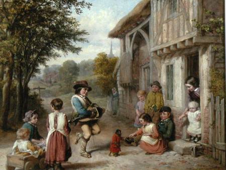 The Hurdy-Gurdy Player a Scuola Inglese