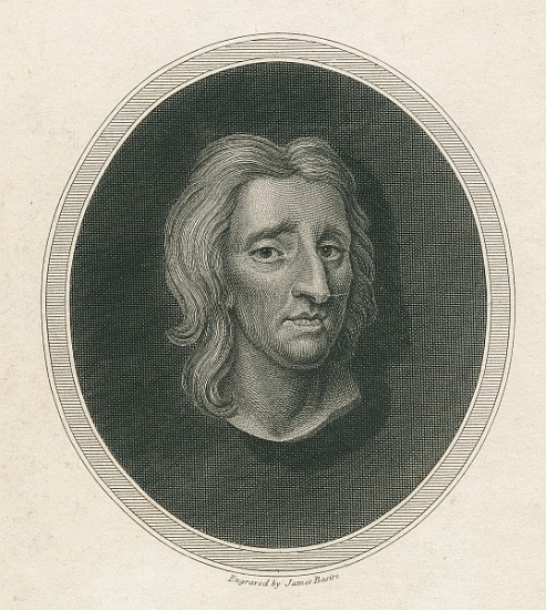 John Locke; engraved by James Basire a Scuola Inglese
