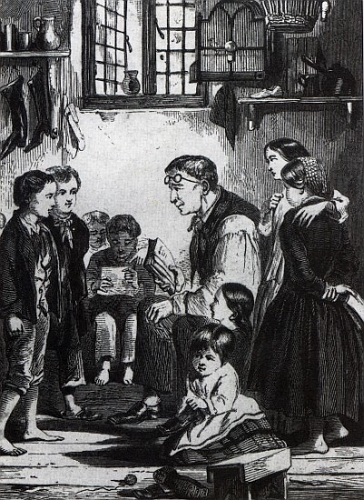 John Pounds teaching children in his home a Scuola Inglese