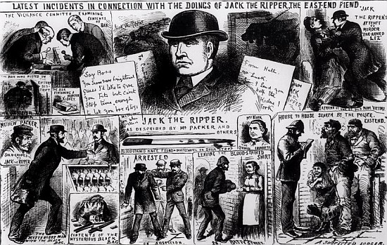 Latest Incidents in Connection with the Doings of Jack the Ripper, the East End Fiend a Scuola Inglese
