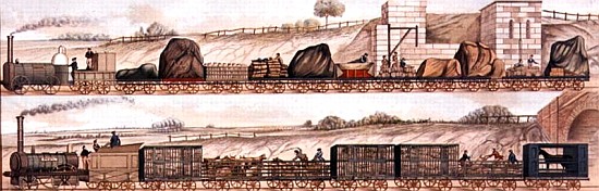 Liverpool and Manchester Railway: Freight and livestock a Scuola Inglese