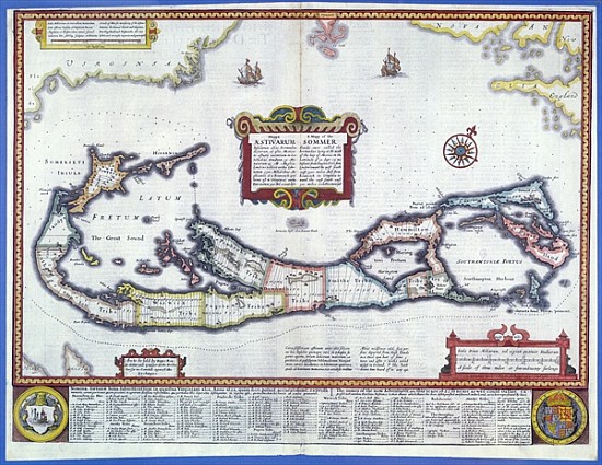 Map of Bermuda a Scuola Inglese