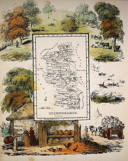 Map of Buckinghamshire a Scuola Inglese
