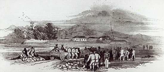 Norfolk Island, from ''The Illustrated London News'', 12th June 1847 a Scuola Inglese