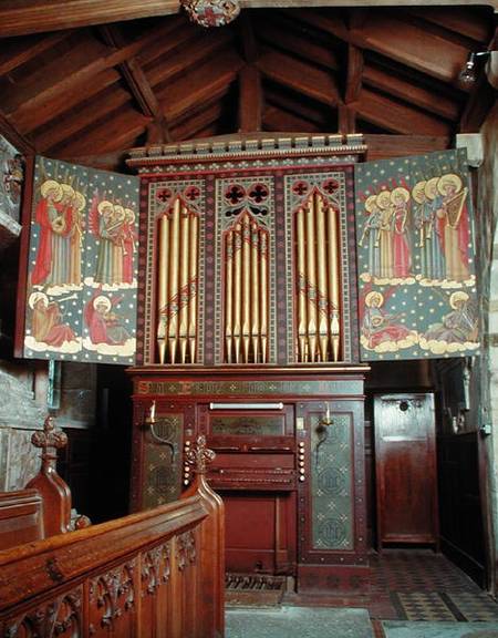 The organ of All Saints Church, Theddingworth a Scuola Inglese