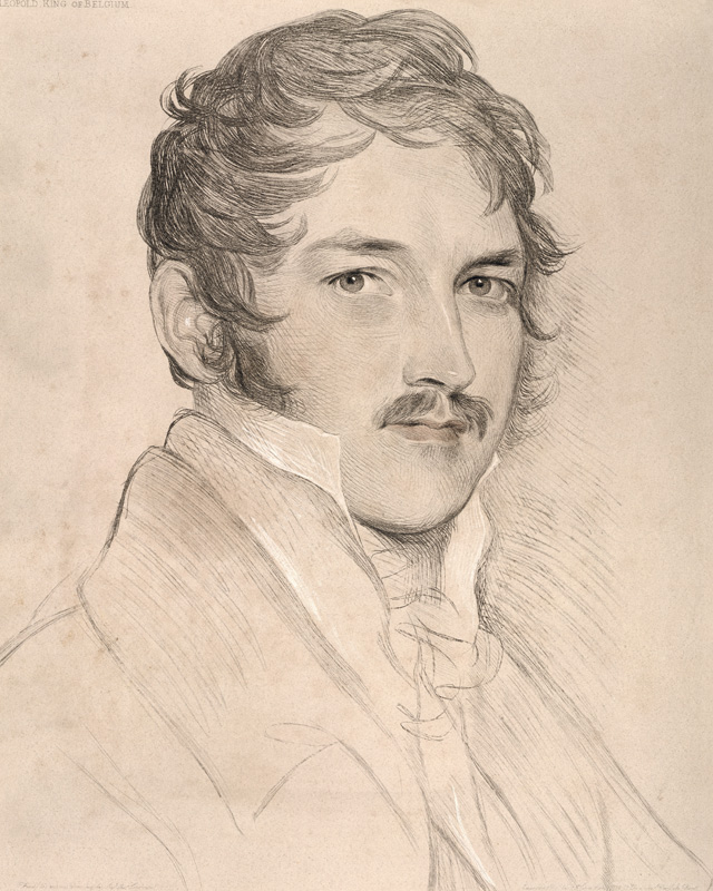 Portrait of Leopold I (1790-1865) of Saxe-Cobourg-Gotha a Scuola Inglese