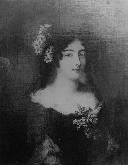 Portrait of Countess Ehrengard Melusina von der Schulenburg a Scuola Inglese