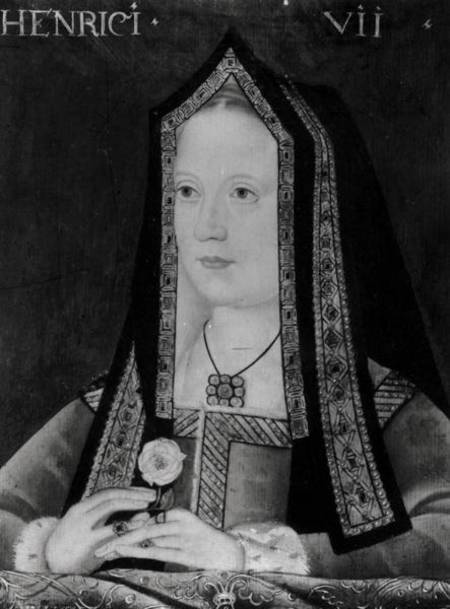 Portrait of Elizabeth of York (1465-1503) a Scuola Inglese