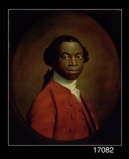 Portrait of a Negro Man, Olaudah Equiano, 1780s a Scuola Inglese