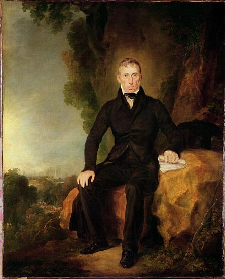 Portrait of John Loudon McAdam (1756-1836), c.1830 a Scuola Inglese