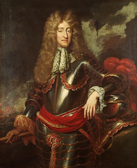 Portrait of King James II, c.1690 a Scuola Inglese