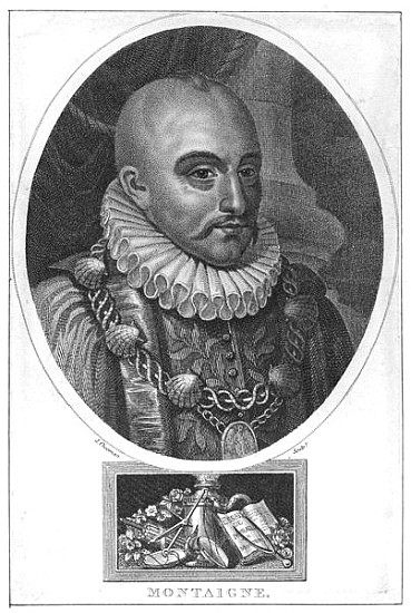 Portrait of Michel de Montaigne a Scuola Inglese