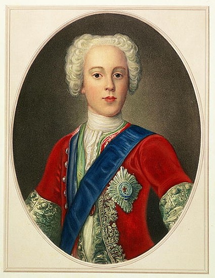 Portrait of Prince Charles Edward Louis Philip Casimir Stewart (1720-88) the Young Pretender or ''Bo a Scuola Inglese