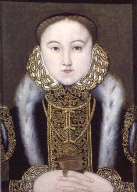 Portrait of Queen Elizabeth I a Scuola Inglese