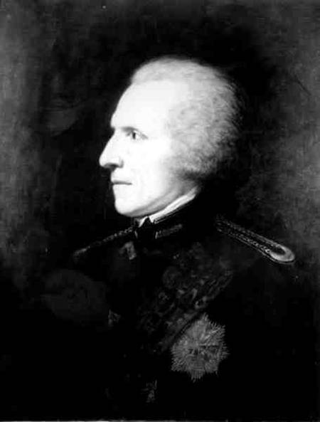 Portrait of Sir Benjamin Thompson (1753-1814) a Scuola Inglese