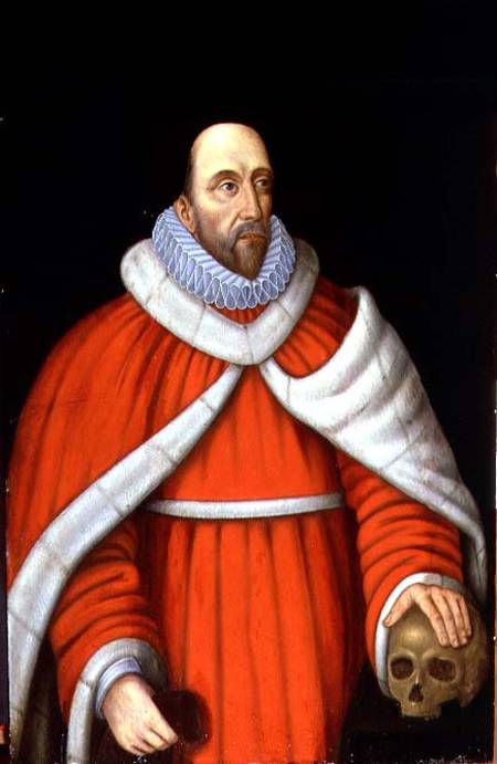 Portrait of Sir Edward Coke (1552-1634) a Scuola Inglese