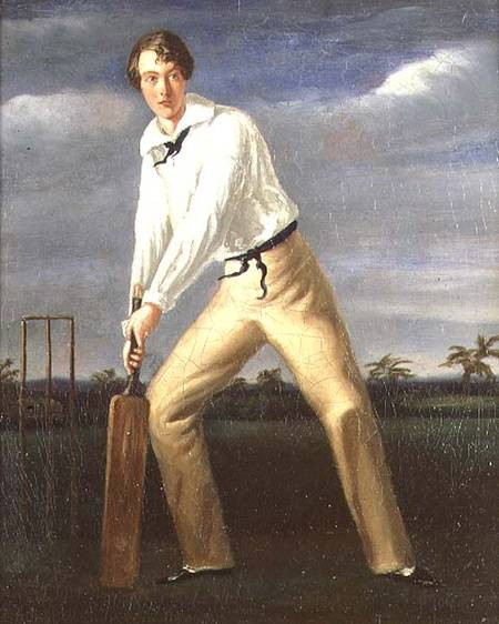 Portrait of a Young Cricketer a Scuola Inglese