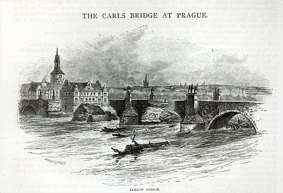 Prague Bridge, from ''Leisure Hour'' a Scuola Inglese