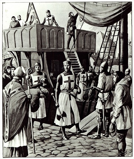 Richard I sets sail for the Holy Land a Scuola Inglese