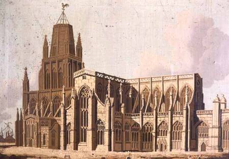 South East View of Redcliffe Church, Bristol a Scuola Inglese