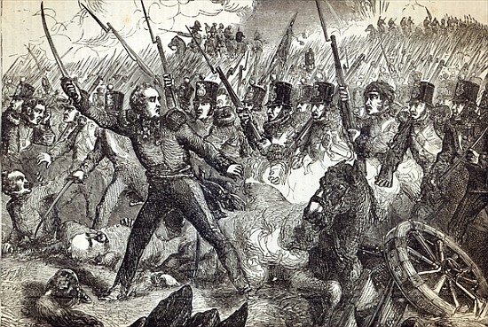 The Battle of Alma, illustration from ''Cassell''s Illustrated History of England'' a Scuola Inglese