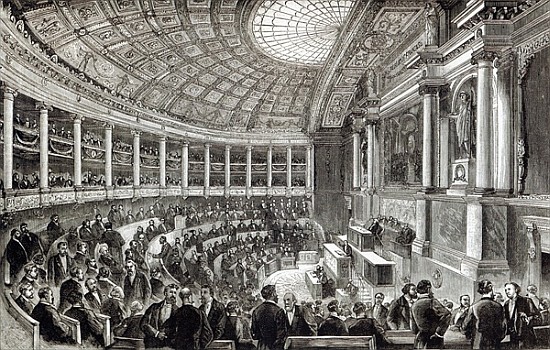 The Chamber of Deputies, Paris, from ''Leisure Hour'' a Scuola Inglese