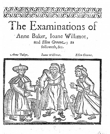 The Examinations of Anne Baker, Joanne Willimot and Ellen Greene a Scuola Inglese