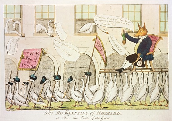 The Re-Electing of Reynard, or Fox the Pride of the Geese a Scuola Inglese
