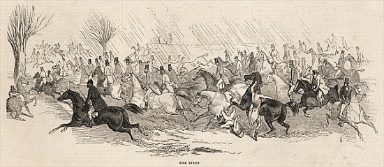 The Start, from ''The Illustrated London News'', 5th December 1846 a Scuola Inglese