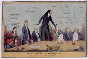 "Fiddlestick versus Broomstick", caricature of Niccolo Paganini, pub. by Thomas McLean