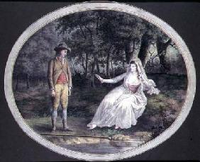 Lovers in a Woodland Landscape