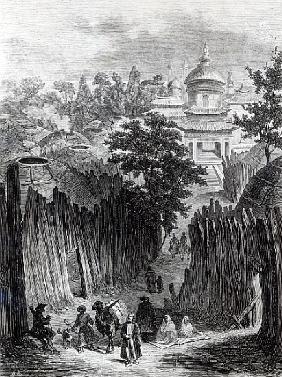 Street in Urga, illustration from ''Mongolia, the Tangut Country and the Solitudes of Northern Tibet