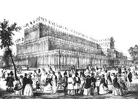 View of the Exterior of the Crystal Palace, built for the Great Exhibition of 1851
