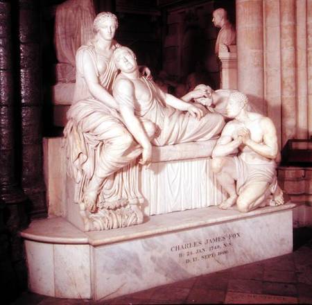 Tomb of Charles James Fox (1749-1806) a Scuola Inglese