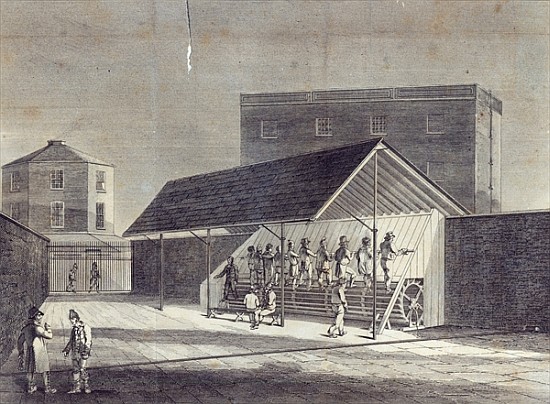 View of the Tread Mill for the Employment of Prisoners, erected at the House of Correction at Brixto a Scuola Inglese