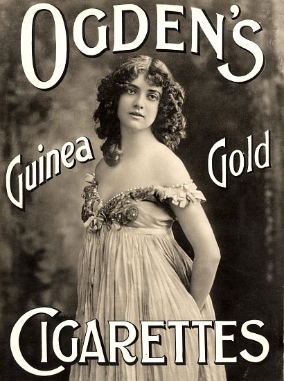 Advertisement for Ogden's Guinea Gold Cigarettes a English School, (19th century)
