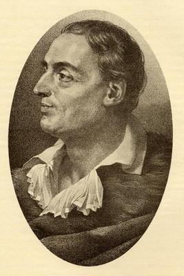 Denis Diderot (1713-84) (engraving) a English School, (19th century)
