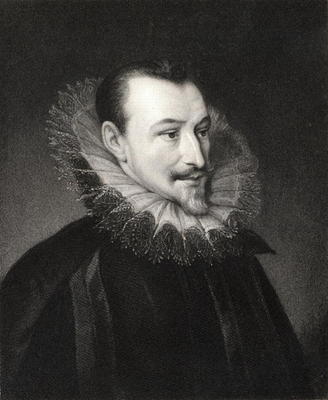 Edmund Spenser (c.1552/3-99) from 'Gallery of Portraits', published in 1833 (engraving) a English School, (19th century)